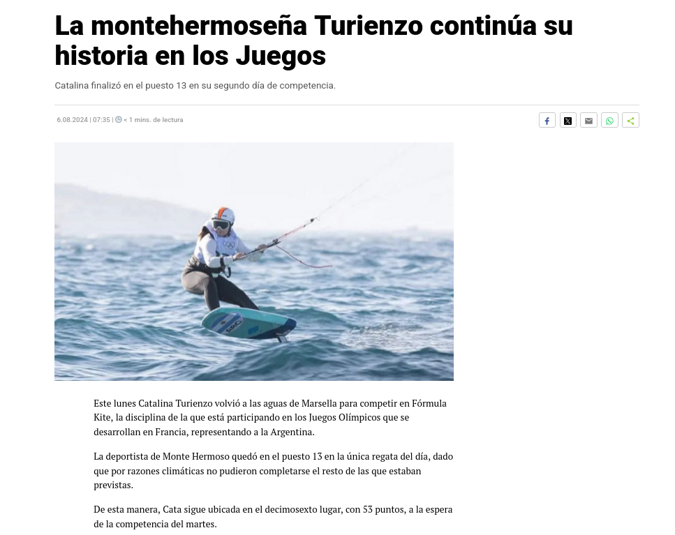 La montehermoseña continúa su historia en los Juegos